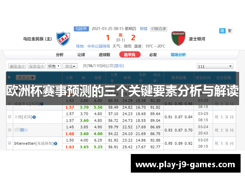 欧洲杯赛事预测的三个关键要素分析与解读